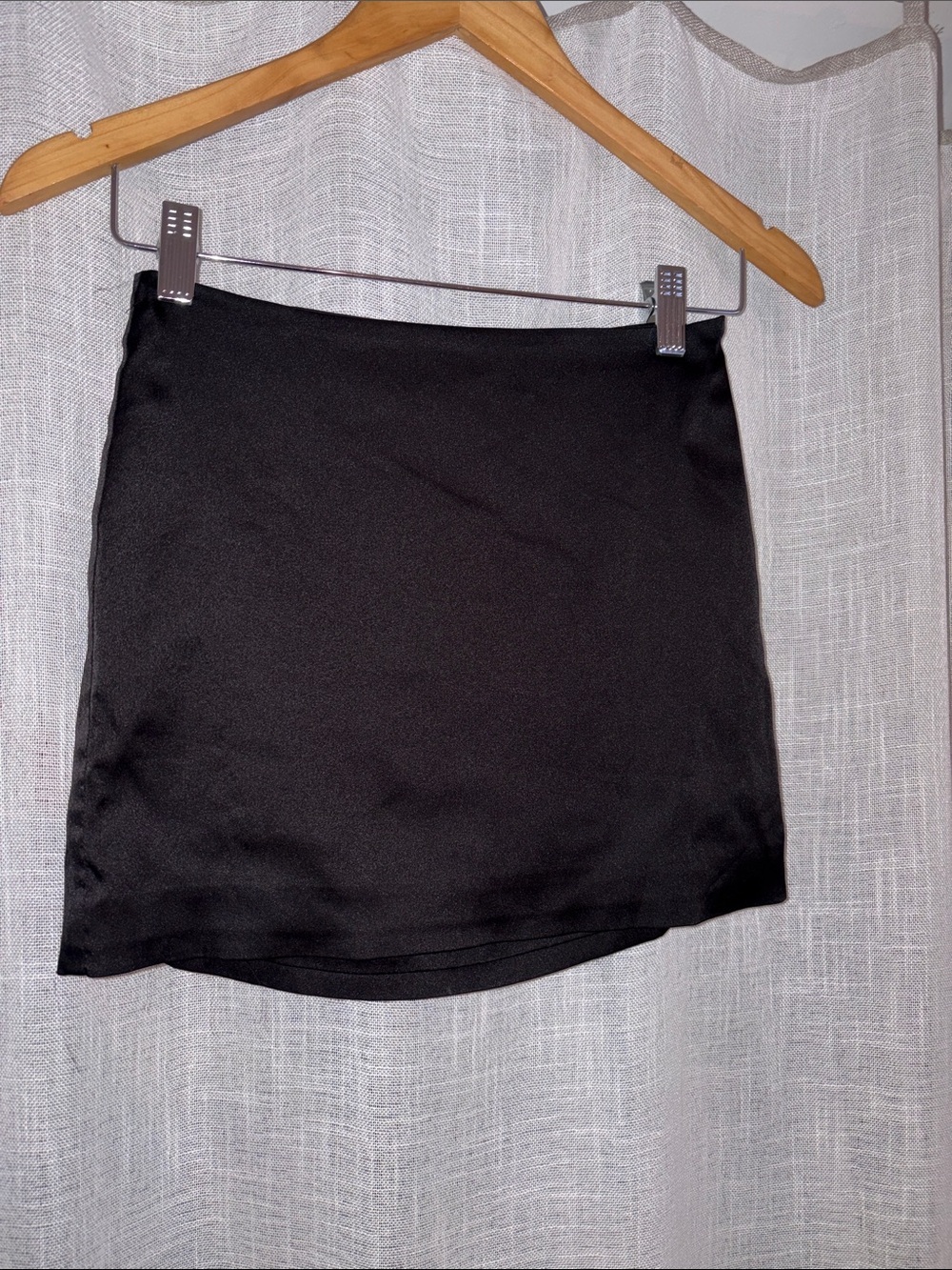 Aritzia Mini Satin Skirt